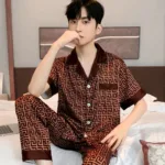 Pyjama Korean Homme Marron - K-Pop France