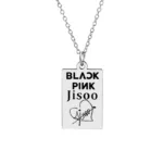 Collier Argenté Blackpink - Jisoo - K-Pop France