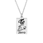 Collier Argenté Twice - Jihyo - K-Pop France