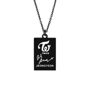 Collier Noir Twice - Jeongyeon - K-Pop France
