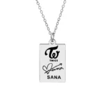 Collier Argenté Twice - Sana - K-Pop France