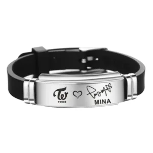 Bracelet en Silicone Twice - Mina - K-Pop France