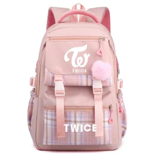 Sac à Dos à Carreaux Twice - K-Pop France