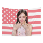 Poster Drapeau Américain KPOP - Groupe IVE - K-Pop France