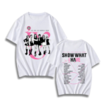 T-shirt Tour du Monde KPOP - Groupe IVE - K-Pop France