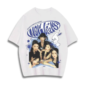 T-shirt Oversize KPOP - Groupe New Jeans - K-Pop France