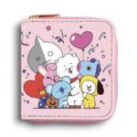 Portefeuille KPOP Animé - groupe BT21 - K-Pop France