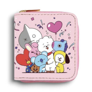 Portefeuille KPOP Animé - groupe BT21 - K-Pop France