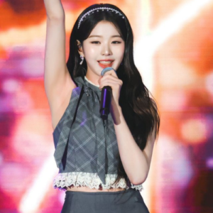 Ensemble Jupe à Carreaux Wonyoung - Groupe IVE - K-Pop France