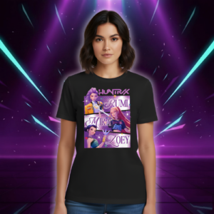 T-shirt Coréen Demon Hunters - K-Pop France