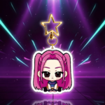 Porte-clés KPop Demon Hunters Huntrix - K-Pop France