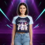 Crop T-shirt Huntrix Demon Hunters - K-Pop France