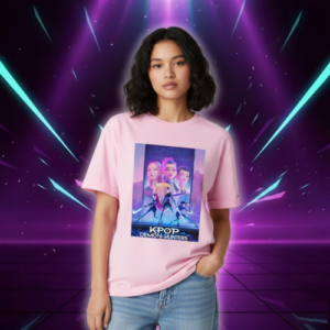T-shirt Huntrix Rose pour Femmes - K-Pop France