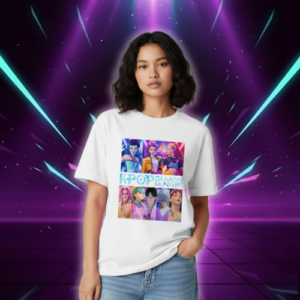 T-shirt Blanc KPop Demon Hunters - K-Pop France
