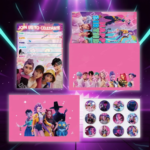 Carte de vœux Huntrix KPop - K-Pop France