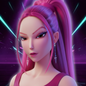 Boucles d'Oreilles Cosplay Mira KPop Demon Hunters - K-Pop France