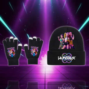 Ensemble Bonnet et Gants Huntrix Demon Hunters - K-Pop France
