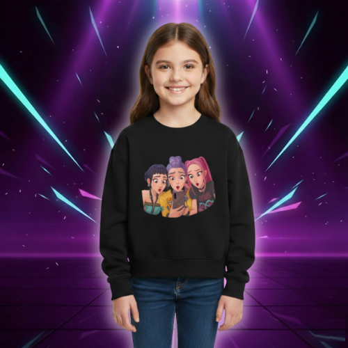 Sweat Enfant KPop Huntrix Demon Hunters - K-Pop France