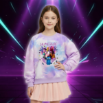 Sweat Kawaii KPop Huntrix Tie-dye - K-Pop France