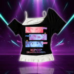 T-shirt Animé Y2K KPop Huntrix - K-Pop France