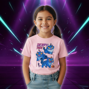 T-shirt Derpy Tiger Demon Hunters pour Fille - K-Pop France