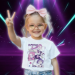 T-shirt Blanc KPop Demon Hunters pour Enfant - K-Pop France