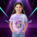 T-shirt KPop Tie-dye Huntrix pour Enfant - K-Pop France