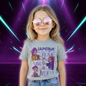 T-shirt KPop Demon Hunters Huntrix pour Enfant - K-Pop France