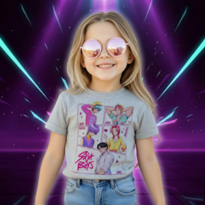 T-shirt KPop Demon Hunters Saja Boys Enfant - K-Pop France
