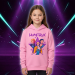 Sweat à Capuche Rose Huntrix Demon Hunters - K-Pop France