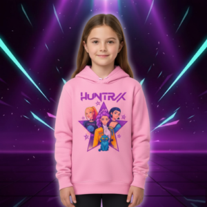 Sweat à Capuche Rose Huntrix Demon Hunters - K-Pop France