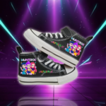 Baskets Montantes Noir Demon Hunters Enfant - K-Pop France