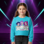 Sweat Crop KPop Huntrix Demon Hunters - K-Pop France