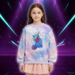 Sweat Kawaii KPop Derpy Tiger Tie-dye - K-Pop France