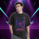T-shirt Vintage KPop Jinu Saja Boys - K-Pop France
