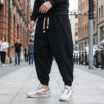 Shao - Pantalon harem confort en coton - K-Pop France