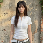 T-shirt Femme Slim K-pop - K-Pop France