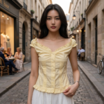 Top Boutonné Style Coréen - K-Pop France