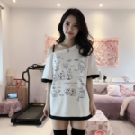 T-Shirt Oversize Coréen Harajuku - K-Pop France