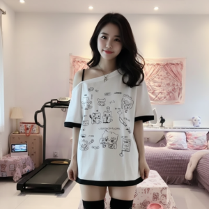 T-Shirt Oversize Coréen Harajuku - K-Pop France