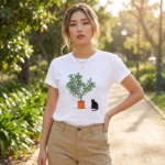 T-shirt Coréen Imprimé Cartoon - K-Pop France