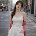 Camisole Dentelle K-Fashion - K-Pop France