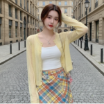 Cardigan Fin Style Coréen - K-Pop France