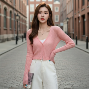 Cardigan Coréen Léger - K-Pop France