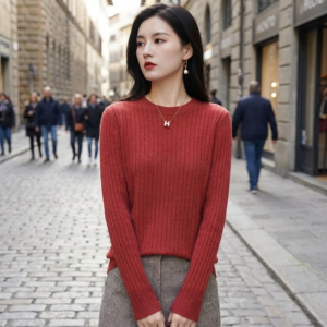 Pull Coréen Maille Côtelée - K-Pop France