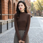 Pull Col Montant Cachemire - K-Pop France