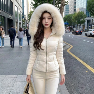 Doudoune Coréenne Blanche - K-Pop France