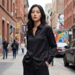 Chemise Satinée Style Coréen - K-Pop France