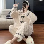 Pyjama Coréen Chaud Pour Femme - K-Pop France