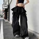Pantalon Jambes Larges Korean - K-Pop France